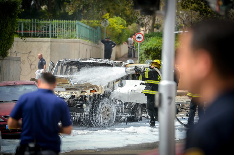 חיסול בתל אביב: בן 40 נרצח בפיצוץ מכוניתו