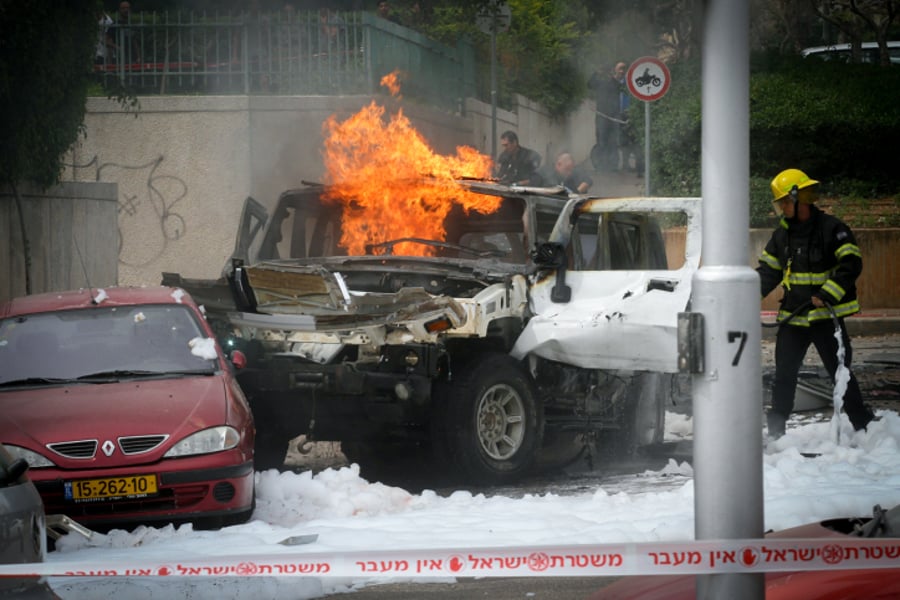 חיסול בתל אביב: בן 40 נרצח בפיצוץ מכוניתו