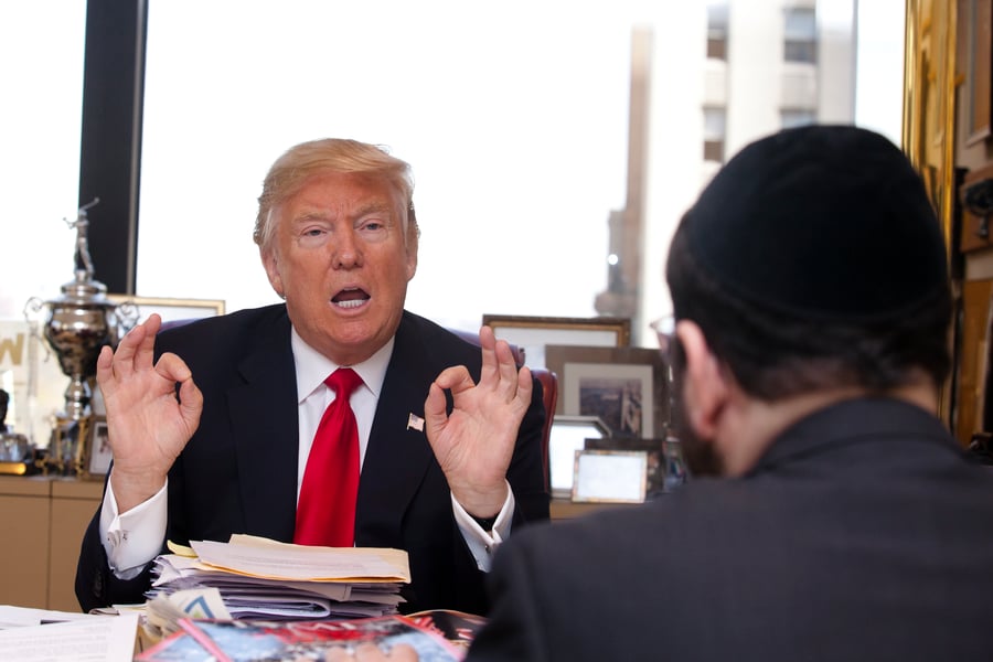 דונלד טראמפ בראיון ל'משפחה': "למה היהודים מחבבים את הילארי?"