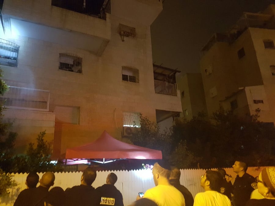 שריפה לילית בהר נוף: משפחה שלימה פונתה לבית החולים