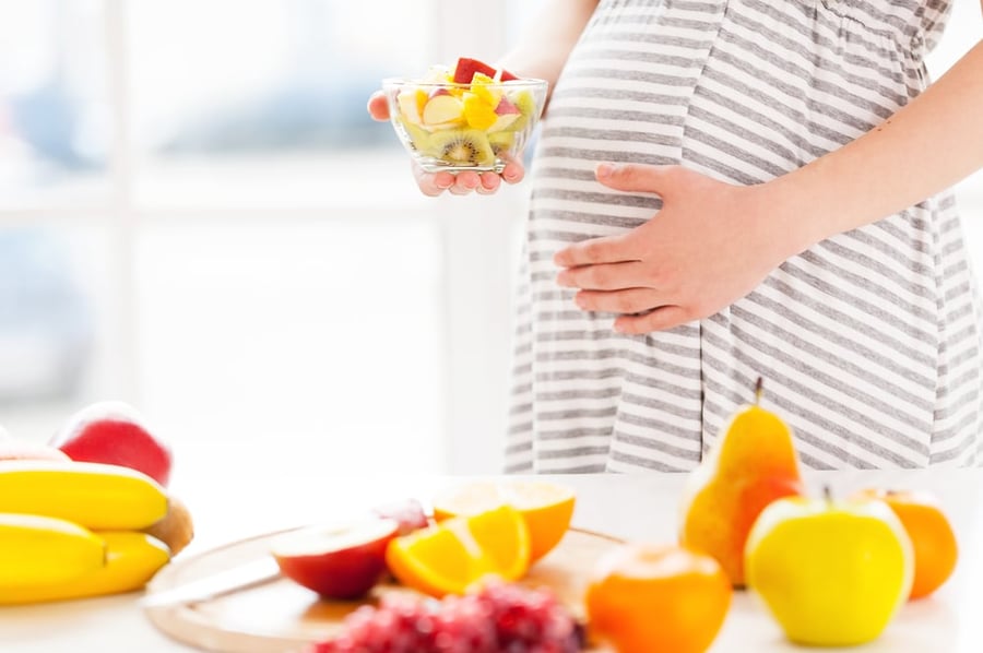 תזונה בריאה במהלך ההיריון. אילוסטרציה