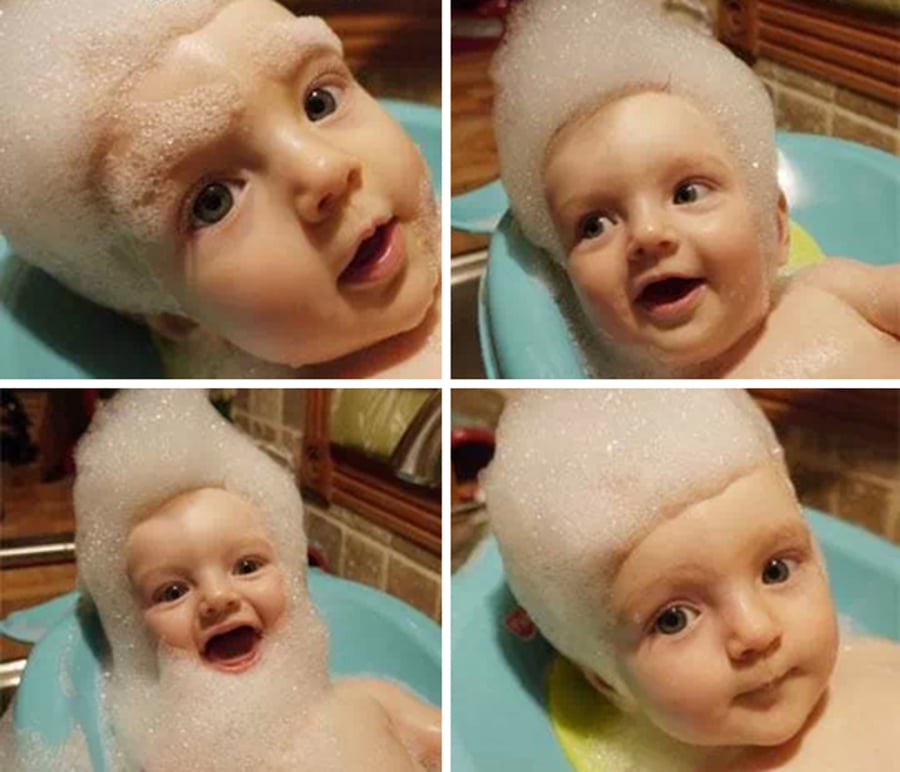 כשאבא מתנדב לקלח את התינוק