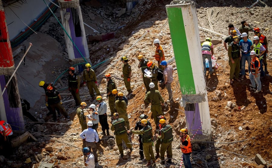 תיעוד ענק: זירת ההרס בהתרסקות בתל אביב