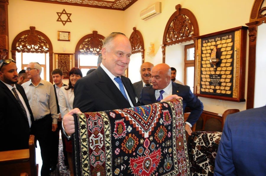 נשיא אזרבייג'אן: "היהודים חיים כאן בשלווה כבר אלפיים שנה"