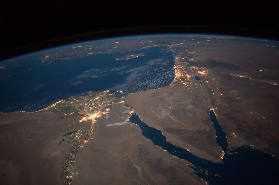 איך ישראל נראית מהחלל? תמונות מרהיבות