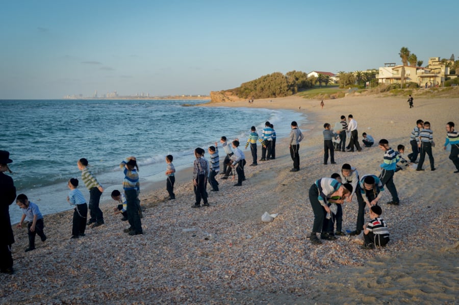 תיעוד: התשליך של קרעטשניף בחוף הים