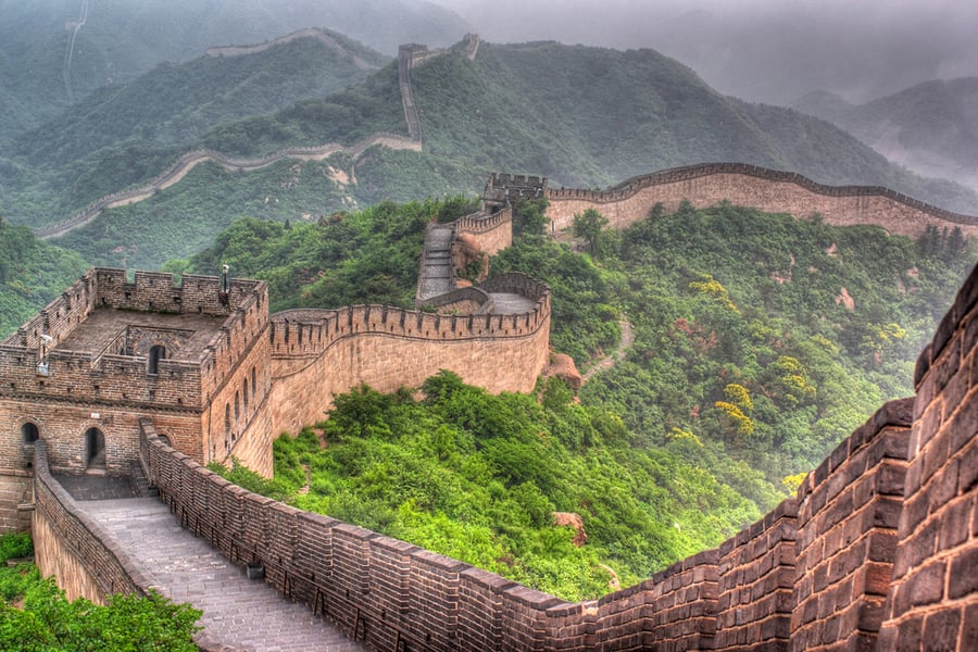 הקיר הפולש בלב סכסוך השכנים. בתמונה: החומה הסינית. אילוסטרציה