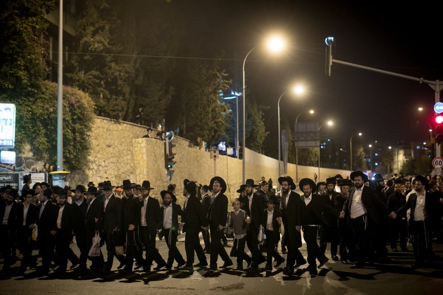 גלריה: הפגנת המאות בצומת בר אילן בירושלים