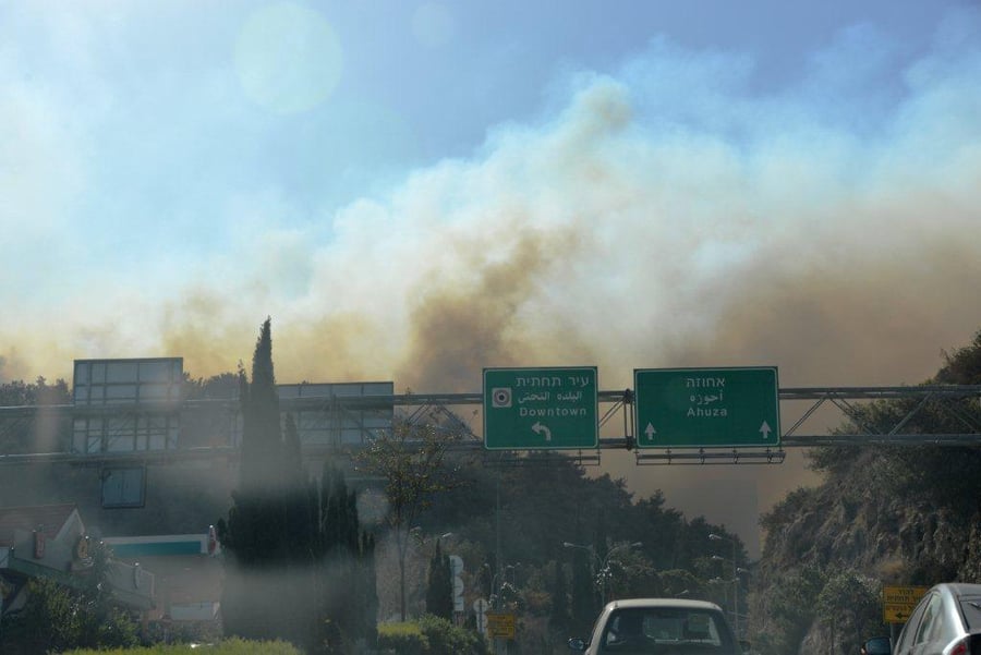 השריפה הגדולה בחיפה • תיעוד ענק