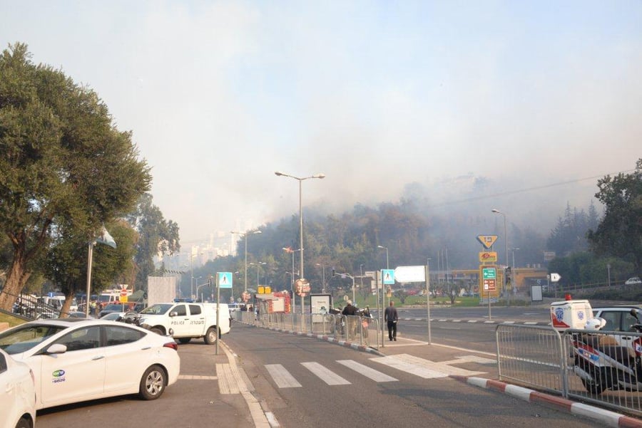 השריפה הגדולה בחיפה • תיעוד ענק
