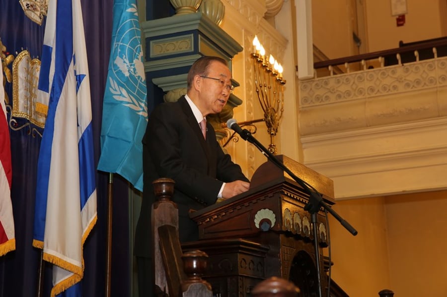 באן קי-מון: "שמחים על הצטרפות זק"א כגוף רשמי באו"ם"