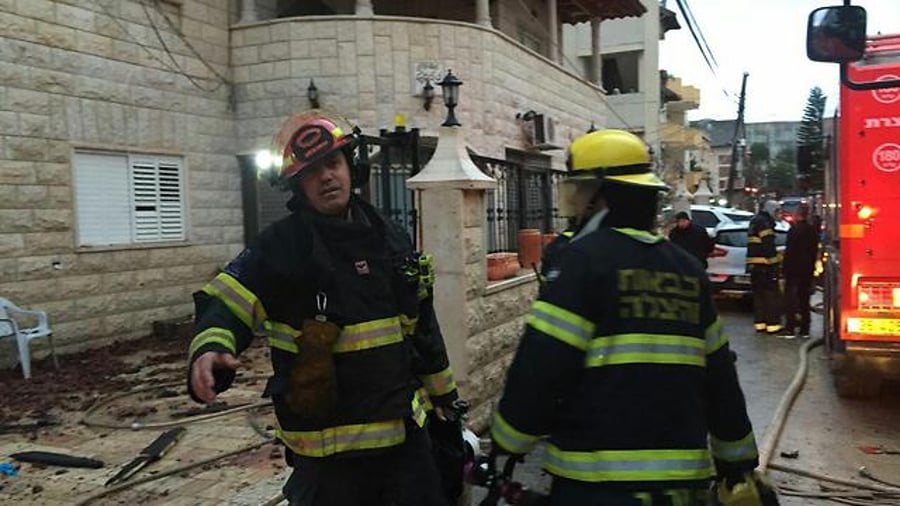 שריפה בנצרת: גבר נהרג, שני ילדיו נפצעו