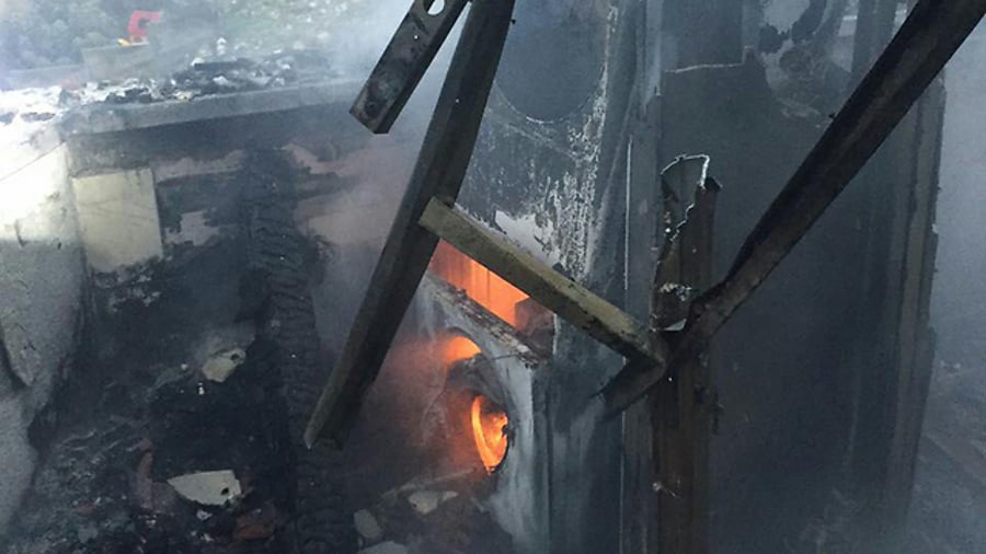 שריפה בנצרת: גבר נהרג, שני ילדיו נפצעו
