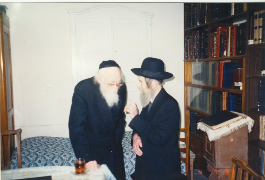 מרן הרב שטיינמן עם מרן הרב אלישיב זצ"ל