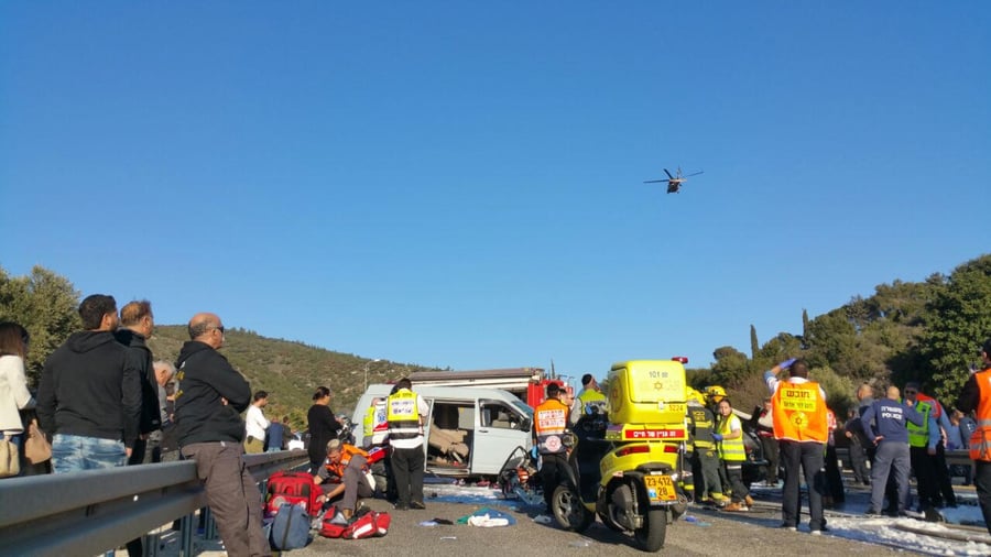 צומת חנניה: ארבעה בני אדם נהרגו בתאונה