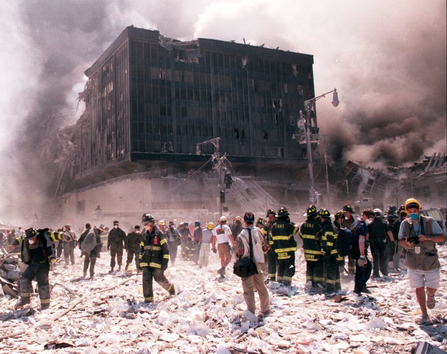 ההרס בבנייני התאומים, ביום הפיגוע