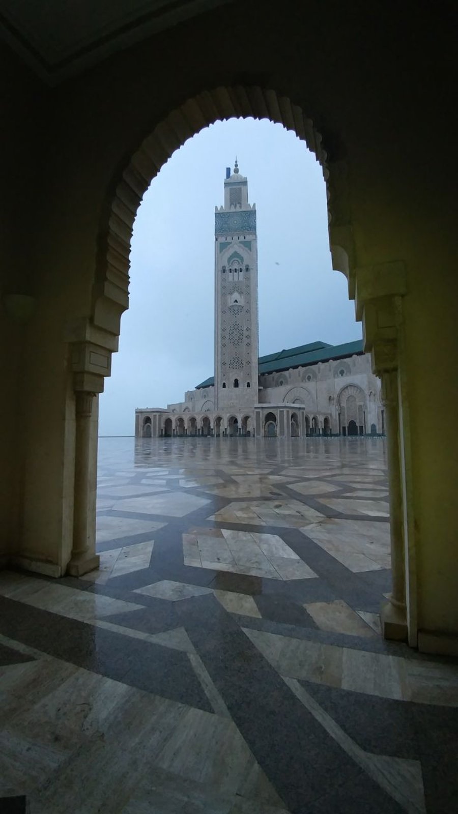 מבט למסגד חסאן השני