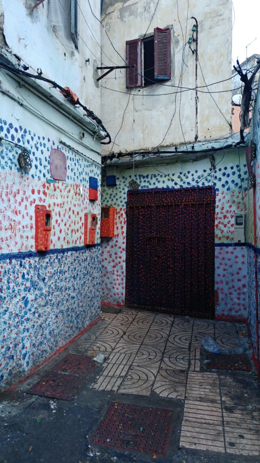 סמטאות ברובע היהודי בקזבלנקה
