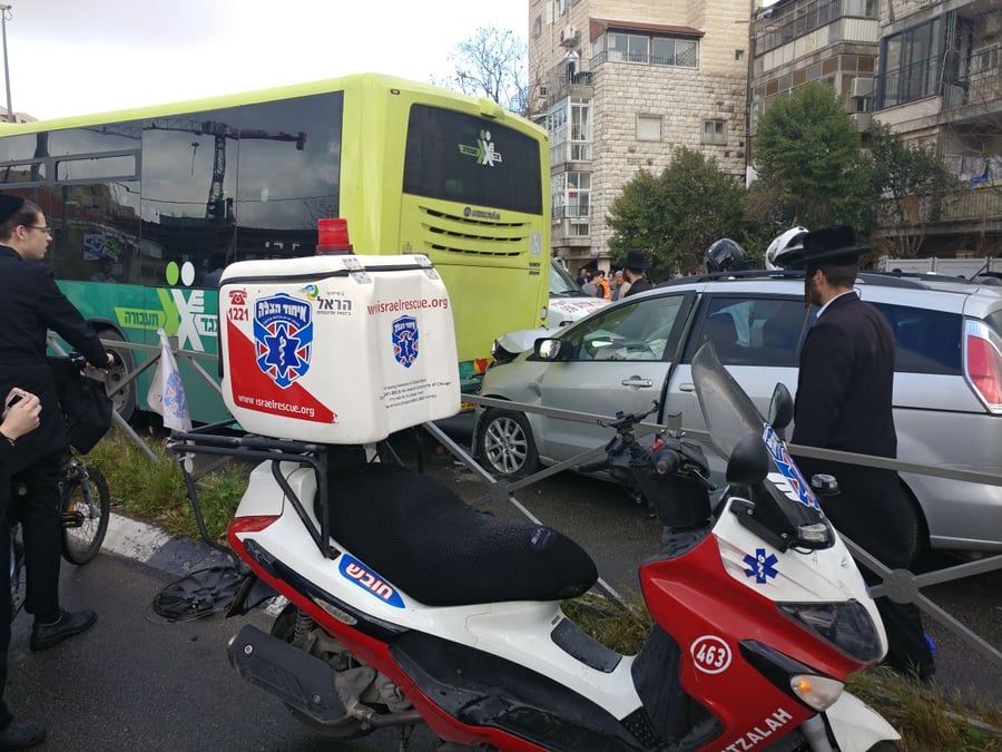 חרדי נפצע קשה בתאונה במרכז ירושלים