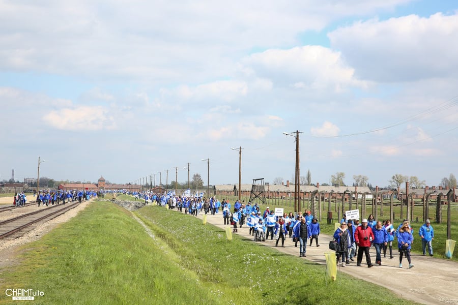 גלריה מסכמת: אלפים במצעד החיים בפולין