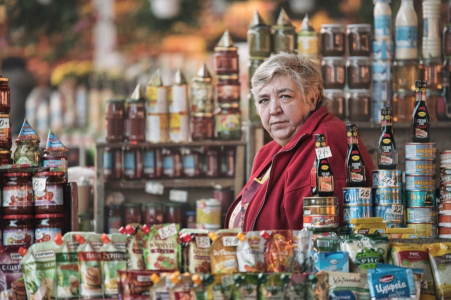 שוק קרקיבסקי - השוק של לבוב דרך מצלמה