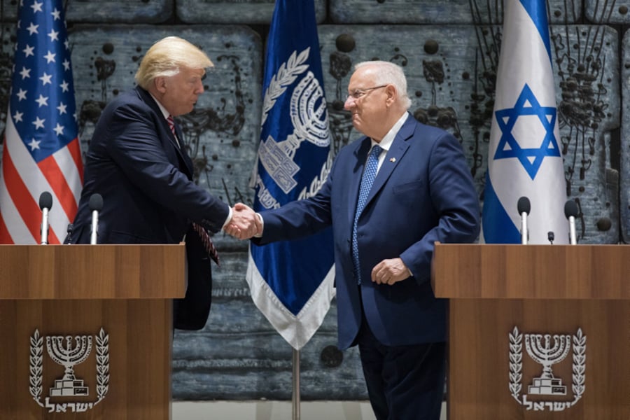 ועכשיו הגלריה: צפו ביום הראשון של ביקור טראמפ בישראל
