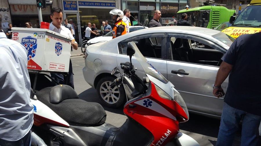 תאונת דריסה בתל אביב: שלושה נפגעים קל
