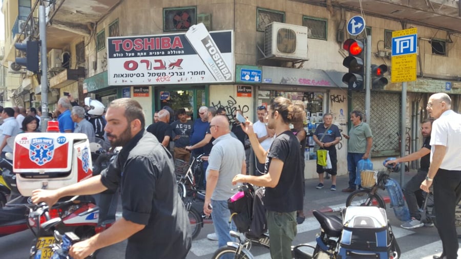 תאונת דריסה בתל אביב: שלושה נפגעים קל