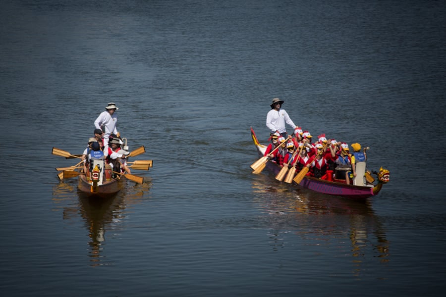 פסטיבל סירות הדרקון בנחל הירקון • צפו