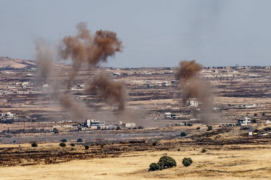 מראות הקרבות בסוריה מתוך גבול ישראל