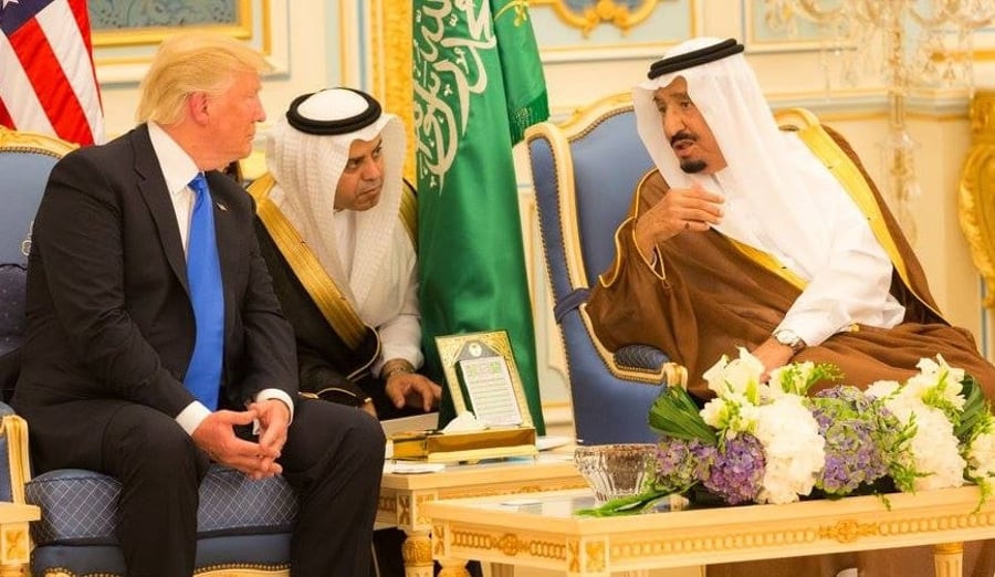 הנשיא טראמפ והמלך סלמאן