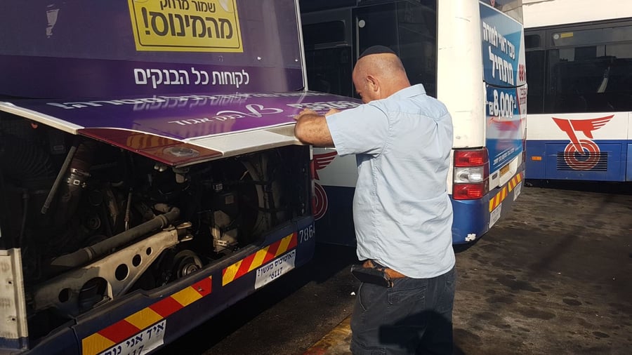 בדיקה בתל אביב: רבע מהאוטובוסים - נמצאו מסוכנים