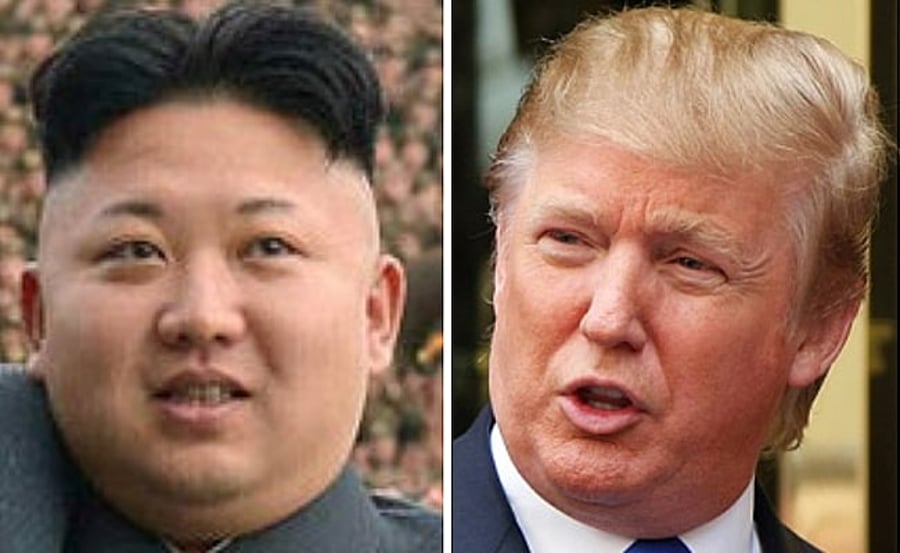 טראמפ לעג לקים ג'ונג און: "איש הטילים"