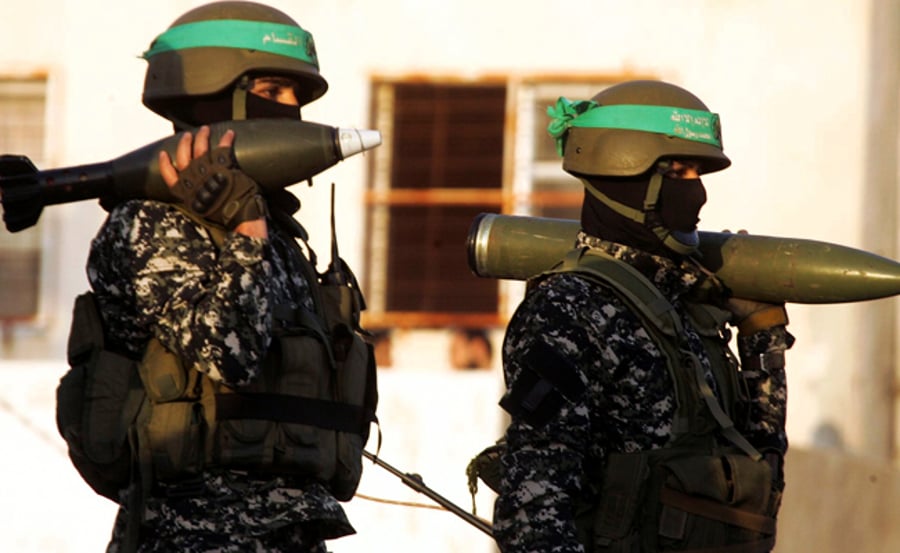 פעילים בזרוע הצבאית של חמאס. ארכיון