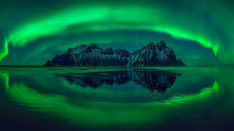 "התמונה שמספרת סיפור" - אורות הצפון באיסלנד