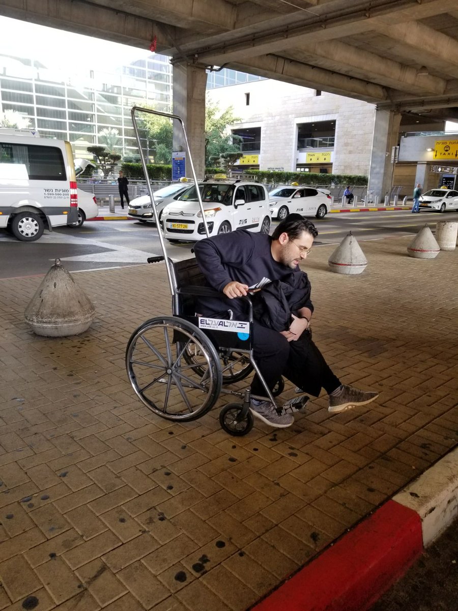 גד אלבז בכיסא גלגלים: "זו השגחה פרטית"