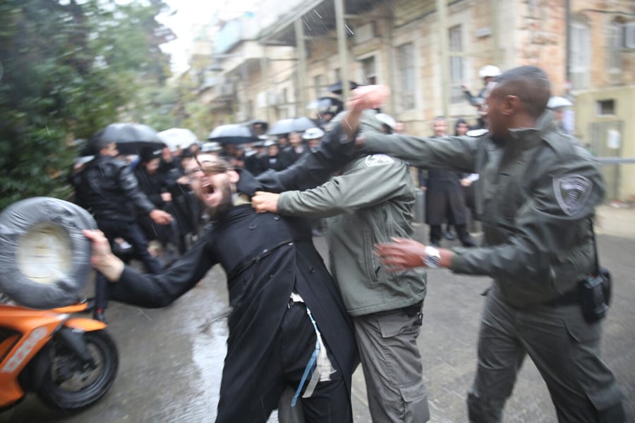 שוב אלימות משטרתית בירושלים • תיעוד