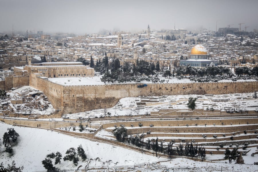 בירושלים נערכים לקראת הסופה הצפויה