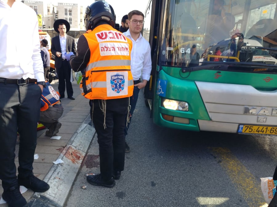 אישה חרדית נדרסה על ידי אוטובוס ברחוב בר אילן