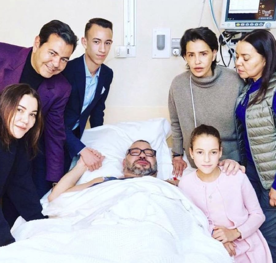 המלך מוחמד מחלים בבית החולים