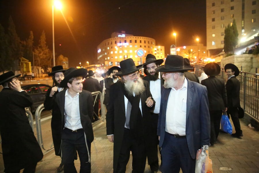 הרב בן ציון בורודיאנסקי, בהפגנה בירושלים