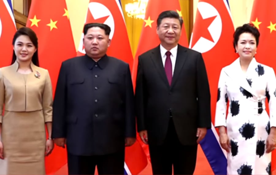 קים ג'ונג און ערך "ביקור לא רשמי" בסין