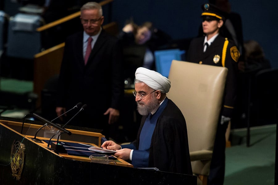 נשיא איראן רוחאני. ישראל מגזימה בחשש מהתוכנית הגרעינית של ארצו?