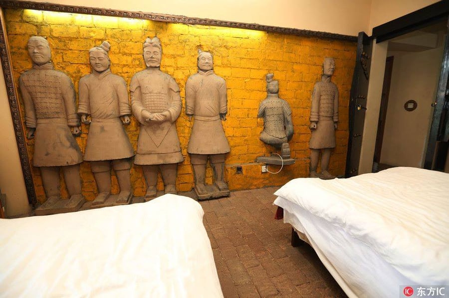המלון שישכן אתכם עם חיילי חימר סינים