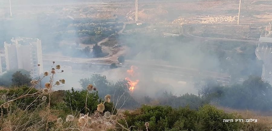 בעקבות שריפה: פונו בתים בשכונת הר יונה