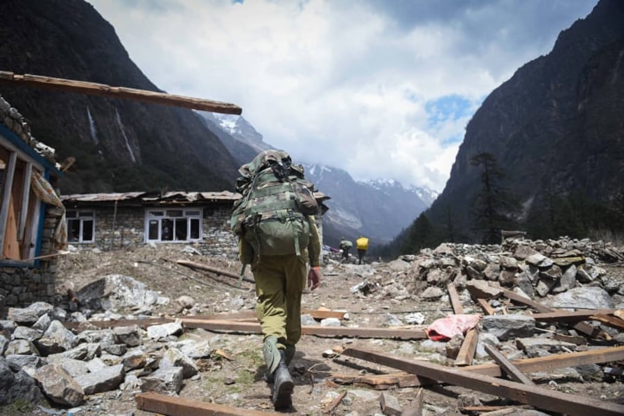 רעידת אדמה בנפאל. ארכיון
