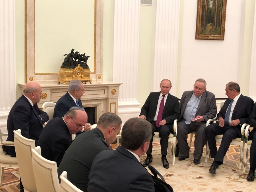 מול הנשיא פוטין: נתניהו הגיב לחדירה בצפון