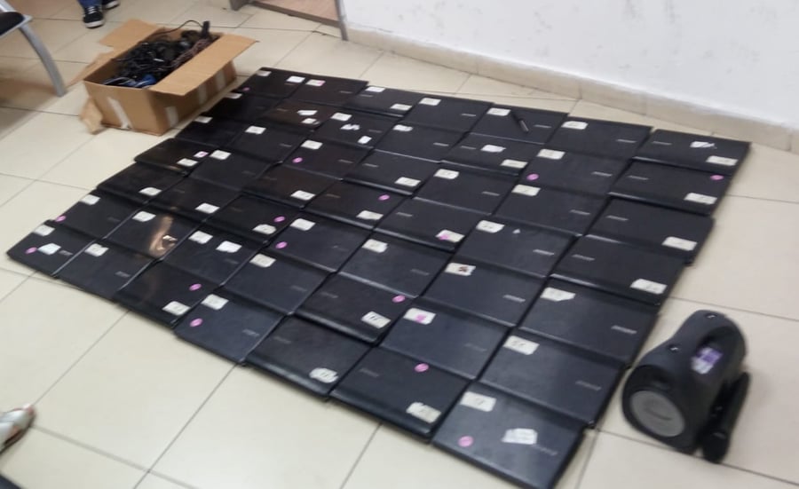 ירושלים: המשטרה סיכלה גניבת 41 מחשבים ניידים