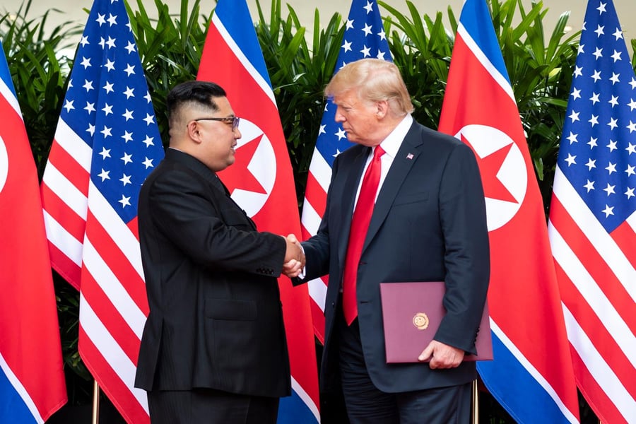 המפגש עם נשיא צפון קוריאה