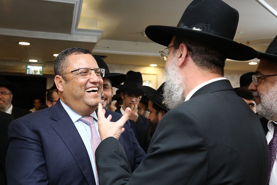 המועמדים לראשות העיר ירושלים בשמחת נשיא המועצת
